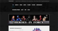 Desktop Screenshot of heroesinforce.com